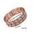 NEW 2511 Vintage Red Copper Magnetic Bracelet - Triple-Row Detachable Strong Magnets Unisex Couple Bracelet  9937