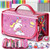 Hot Bee Christmas Unicorn Gifts for Girls 4 5 6 7, Unicorn Pencil Case Stationary Sets, Girl Toys Age 4-7, Drawing Colouring Set for Kids, Art and Crafts for Kids 4-6, Birthday Presents for Girls
