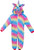 KAKU NANU Unicorn Onesies for Girls 2-10 Years,6 Colors Sleepsuit Onesies with Zipper and Pockets Unicorn Gifts For Girls
