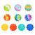 NEW 2511 3D Stereoscopic Circular Silicone Pressure-Relieving Bubble Balls 10PCS 9876