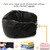 NEW 2511 Travel Pillow with Storage Bag - Fillable Clothes Pillowcase, Soft Plush U-Shaped Neck Pillow, Portable Compressible for Airplane, Car, Office Nap 9946