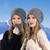 NEW 2512 Winter Knit Beanie Hat And Scarf Set With Fleece Lining 9897