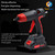 NEW 2512 Toolnest  80W Cordless Hot Glue Gun (No Battery) Compatible with Makita Battery-Temp Control & Fast Output B001
