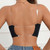 NEW 2512 Sexy transparent shoulder straps, beautiful back, gathered breathable bra J008
