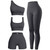 NEW 2512  Women’s Seamless Gym Workout Set – 4 Piece Activewear Set J010