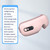 NEW 2601 Smart Eye Massager (Hot Compress, Vibration & Bluetooth Music Version) - Foldable Portable Eye Care Device, Available in Pink/White B005