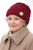 Floral Brooch Knit Beanie – Warm & Elegant Winter Hat