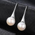 NEW 2601 Classic Freshwater Pearl Drop Earrings in 925 Sterling Silver B024
