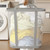 NEW 2601 Foldable Mesh Laundry Basket with Handles – Breathable Nylon Storage basketJ025