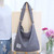 NEW 2601 Korean Style Canvas Tote Bag - Vintage Casual Crossbody Bag for Women  9976