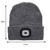 NEW 2601 Rechargeable LED Beanie Hat for Outdoor Night Activities J026