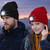 NEW 2601 Rechargeable LED Beanie Hat for Outdoor Night Activities J026