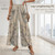 NEW 2602  BrandName Women's  Casual Loose Boho Style Beach Wear Lightweight Casual Pants   9986