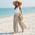 NEW 2602  BrandName Women's  Casual Loose Boho Style Beach Wear Lightweight Casual Pants   9986