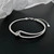 NEW 2602  Geometric Knot Adjustable Bracelet in S925 Sterling Silver 9991
