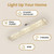 NEW 2602 24W LED Crystal Long Strip Ceiling Light with E27 Base B035