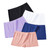 NEW 2603 Womens Seamless Boxer Shorts 5 Pack -Mixed Colours B048