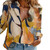 NEW 2603 ELLA Womens Printed Long Sleeve Blouse, Relaxed Fit Shirt with Gift Bag 9997