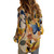 NEW 2603 ELLA Womens Printed Long Sleeve Blouse, Relaxed Fit Shirt with Gift Bag 9997