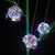 NEW 2603 Solar Butterfly Hanging Light Ball for Outdoor Garden  Y001