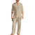NEW 2603  Men’s Lightweight Linen Shirt and Trousers Set  Y002