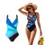 NEW 2603  Women’s V Neck One Piece Swimsuit Ruched Tummy Control Bathing Suit  Y004