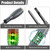 NEW 2603 2PCS LED Voltage Tester Screwdriver Live Wire Detector Electrical Test Pen B055