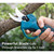 NEW 2603 Toolnest Cordless Garden Pruner Electric Pruning Shears 25mm Cutting Capacity Ergonomic Grip Gardening Tool Battery Not Included B070