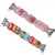 New 2603 Emperor Stone Beaded Apple Watch Strap, Stylish Bracelet Band Compatible with Apple Watch J061