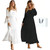 NEW 2603  ELLA  Off Shoulder Maxi Dress for Women, Long Sleeve Elegant Loose Fit Dress with Gift Bag Y026