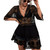 NEW 2603  ELLA Women’s Sheer Lace Beach Cover Up, Boho Loose Bikini Cover Up Dress Y030