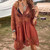 NEW 2603  ELLA Women’s Sheer Lace Beach Cover Up, Boho Loose Bikini Cover Up Dress Y030