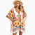 NEW Women’s Printed Beach Cover Up Wrap, Lightweight Tassel Summer Shawl L022
