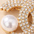 NEW Crystal Embellished Pearl Style Brooch Pin for Women L023