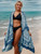 NEW Women’s Printed Kimono Cover Up Lightweight Beach Shawl L025