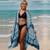 NEW Women’s Printed Kimono Cover Up Lightweight Beach Shawl L025
