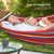 New 2603 Double Hammock with Carry Bag | Portable Canvas Garden Hammock for Outdoor Camping Travel (190 x 100cm) J064