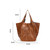 NEW 2603 Large PU Leather Tote Bag Minimalist Shoulder Handbag for Women Y040