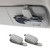 NEW 2603 2pcs Car Sun Visor Glasses Holder PU Leather Sunglasses Clip Y047
