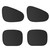 NEW 2603 Car Window Sun Shade 4 Pack Static Cling UV Protection Y056