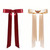 NEW 2603 Satin Hair Bow Clip Magnetic Long Ribbon Hair Accessory  Y057