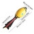 NEW 2604  Kids Foam Throwing Rocket Toy Outdoor Whistle Ball Y063