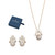 NEW 2604  Women’s Pearl Flower Jewellery Set Necklace & Stud Earrings  Y064