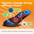 NEW 2604 Orthopedic Acupressure Massage Insoles for Men and Women - Helps Promote Blood Circulation and Relieve Fatigue Orthopedic Acupoint Massage Insoles with Magnetic Technology, Feet and Arch Support B102