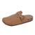 NEW 2604 Women's Closed Toe Birkenstock Alternative Slides, Non-Slip Flat Casual Mules for Indoor Outdoor J089
