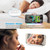 NEW 2604 RGB Digital Alarm Clock 7.4" LED Mirror Display, USB Charging, Auto Dimming, 11 Colours Bedside Desk Clock B110