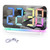 NEW 2604 RGB Digital Alarm Clock 7.4" LED Mirror Display, USB Charging, Auto Dimming, 11 Colours Bedside Desk Clock B110