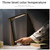 NEW 2604 Walnut Grain LED Desk Lamp Rechargeable Foldable Eye-Caring Table Lamp with Touch Dimmer J110