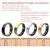 NEW 2604 Smart Ring Fitness Tracker with Heart Rate, SpO2, Sleep Monitoring, Waterproof & Charging Case B9877