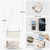 NEW 2605 iPhone 17 Leather Wallet Case Crossbody RFID Flip Cover with Zipper Pocket & Kickstand Strap B135